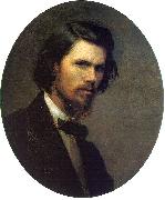 Kramskoy, Ivan Nikolaevich Self Portrait oil painting on canvas